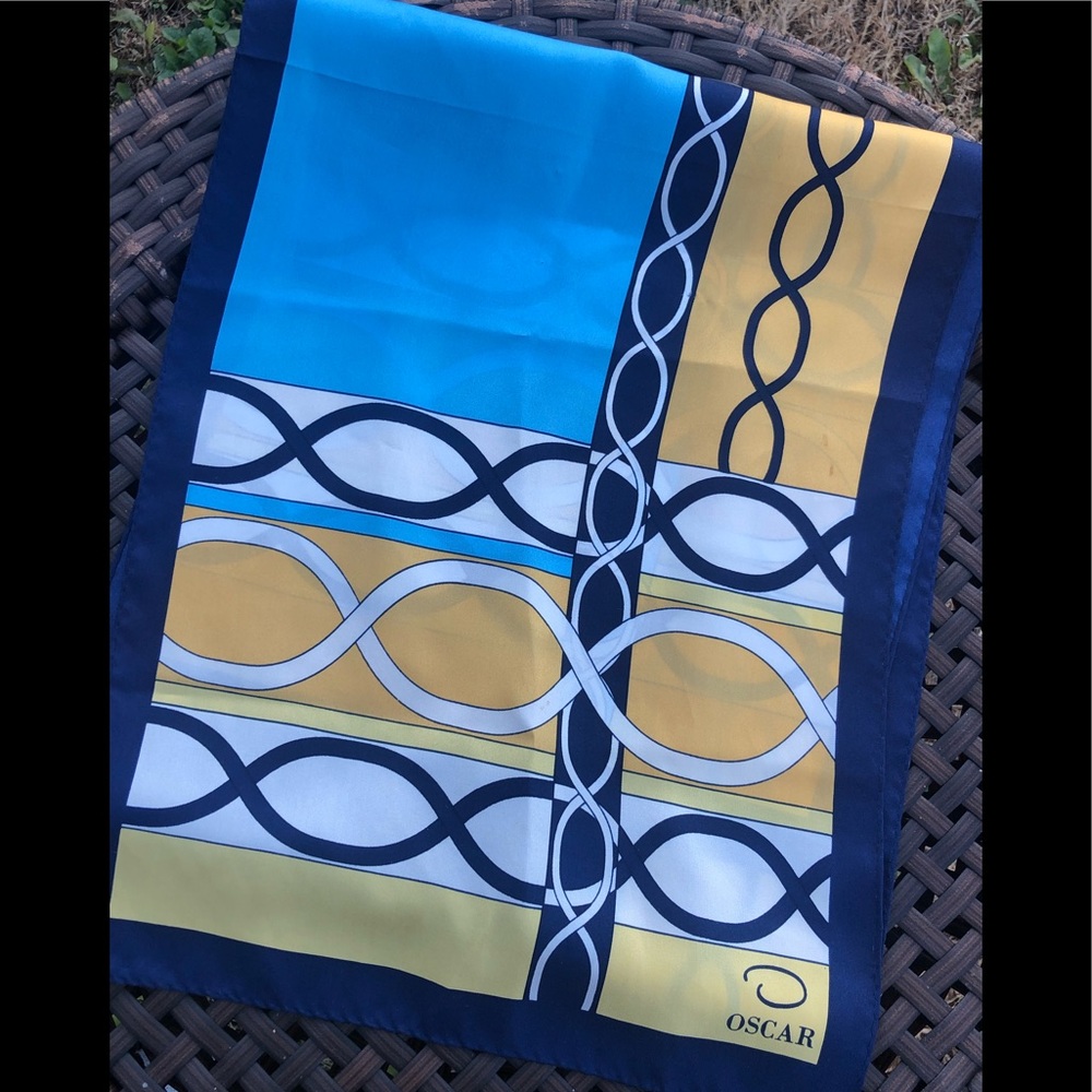 Oscar De La Renta silk scarf